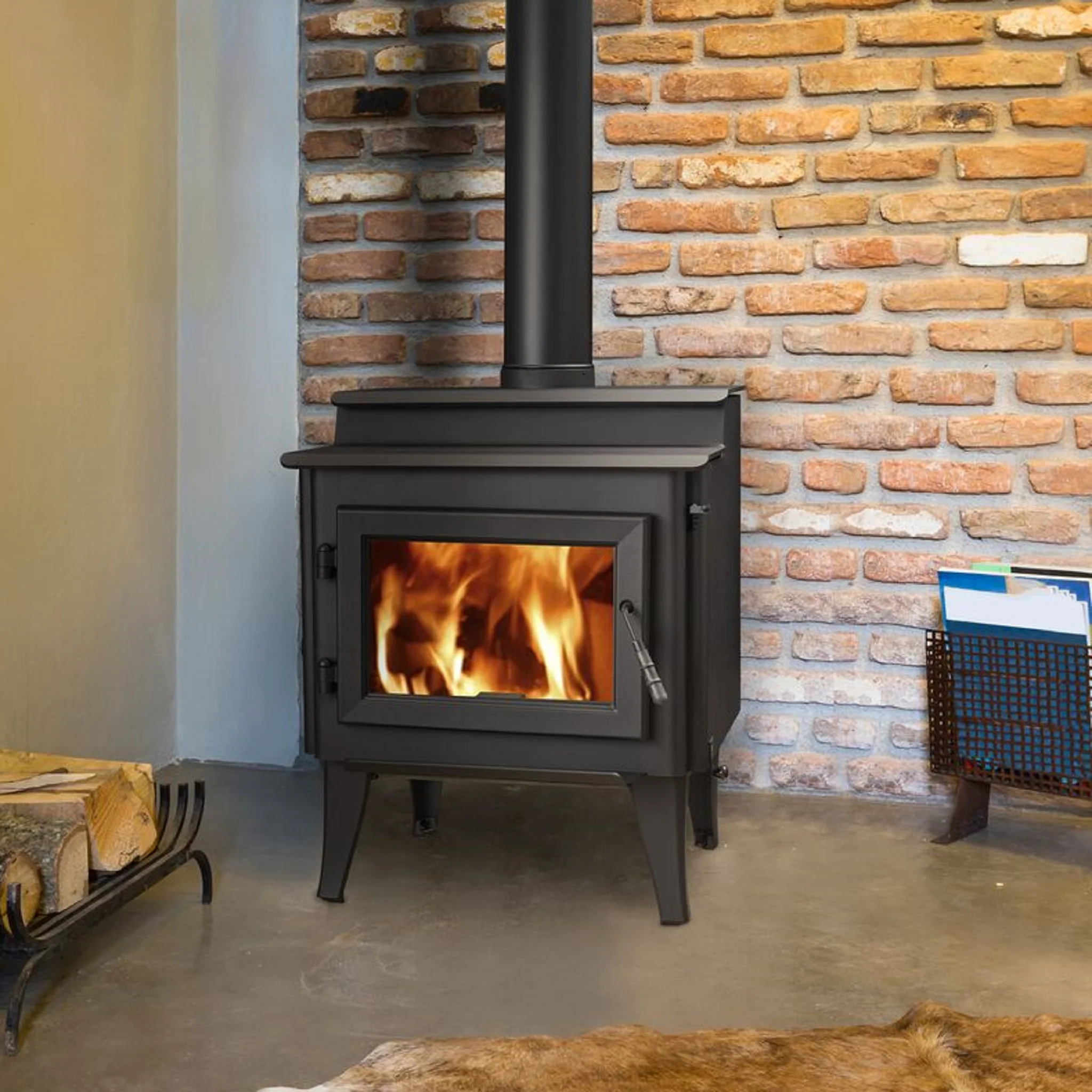 Quadra-Fire 4300 Step Top Wood Stove - Fireside Hearth & Home