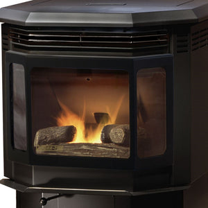 Quadra-Fire Classic Bay 1200 Pellet Stove - Fireside Hearth u0026 Home