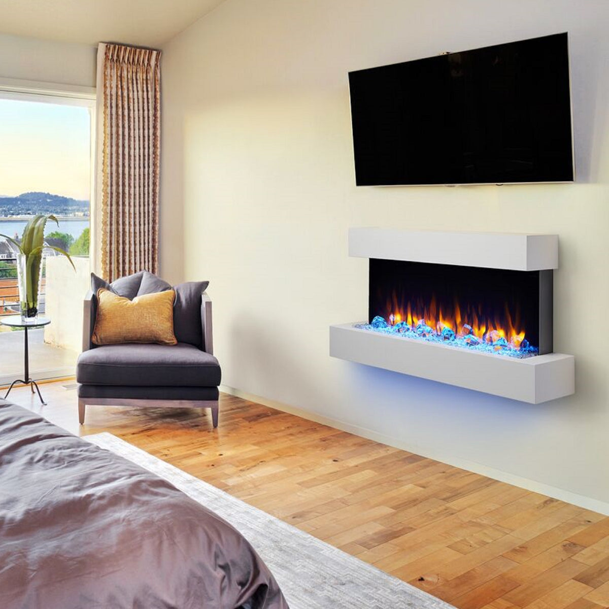 SimpliFire Format Electric Fireplace