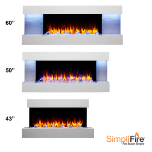 SimpliFire Format Electric Fireplace