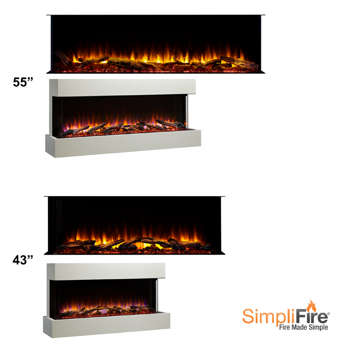 SimpliFire Scion Trinity Electric Fireplace